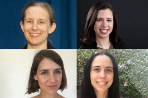 headshots of four women